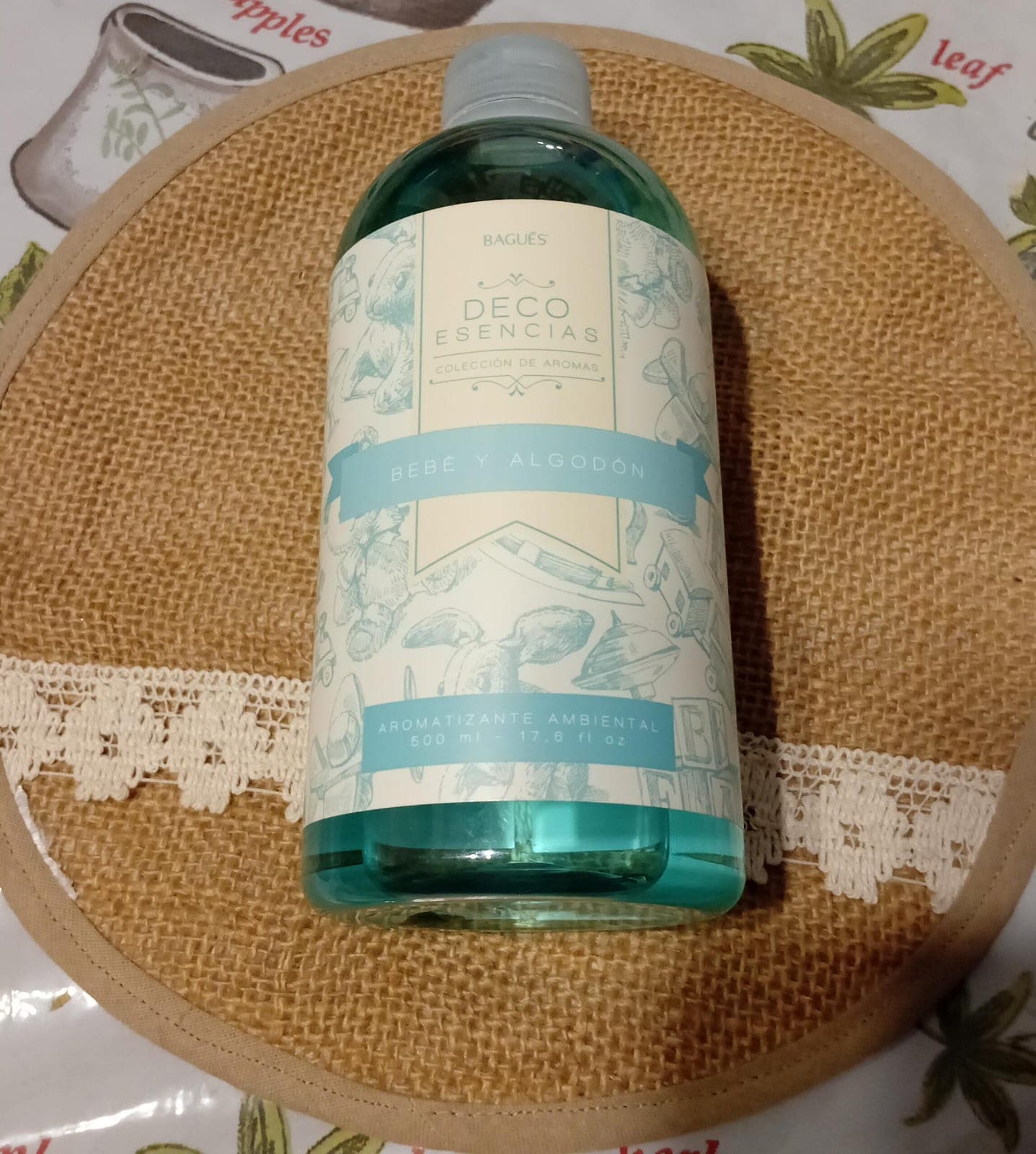Aromatizante bebé y algodón