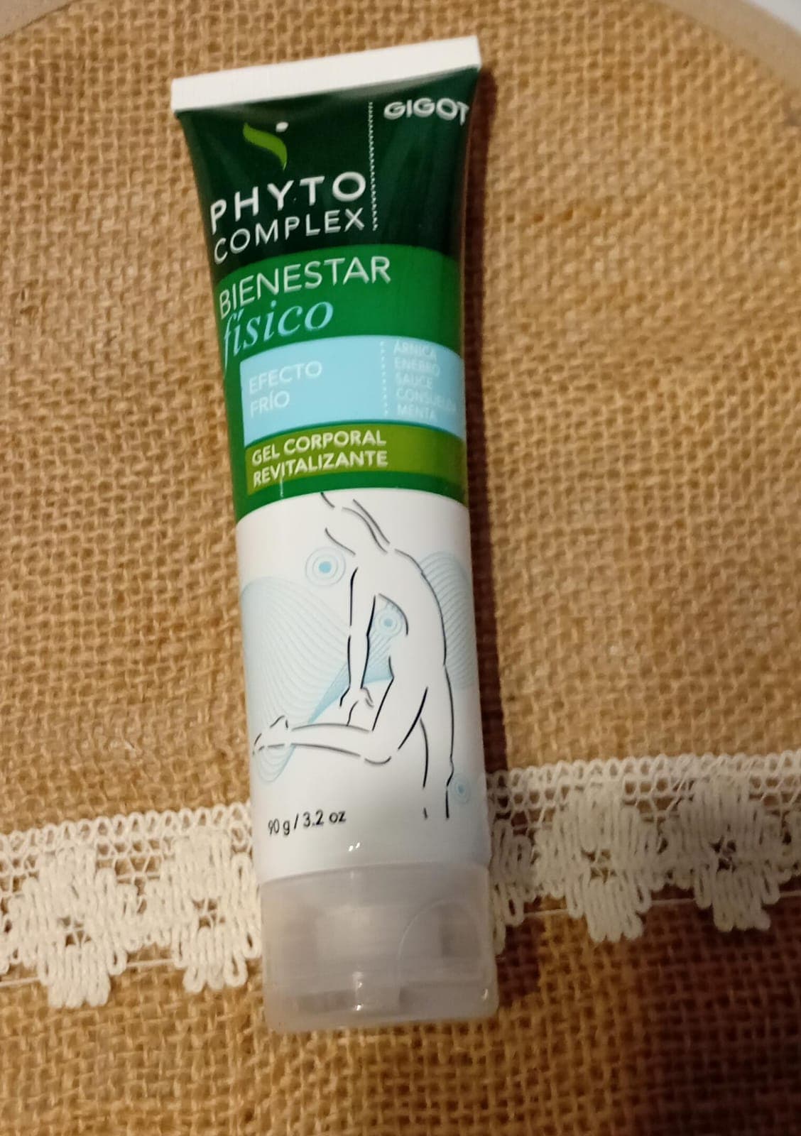 Gel corporal efecto frío